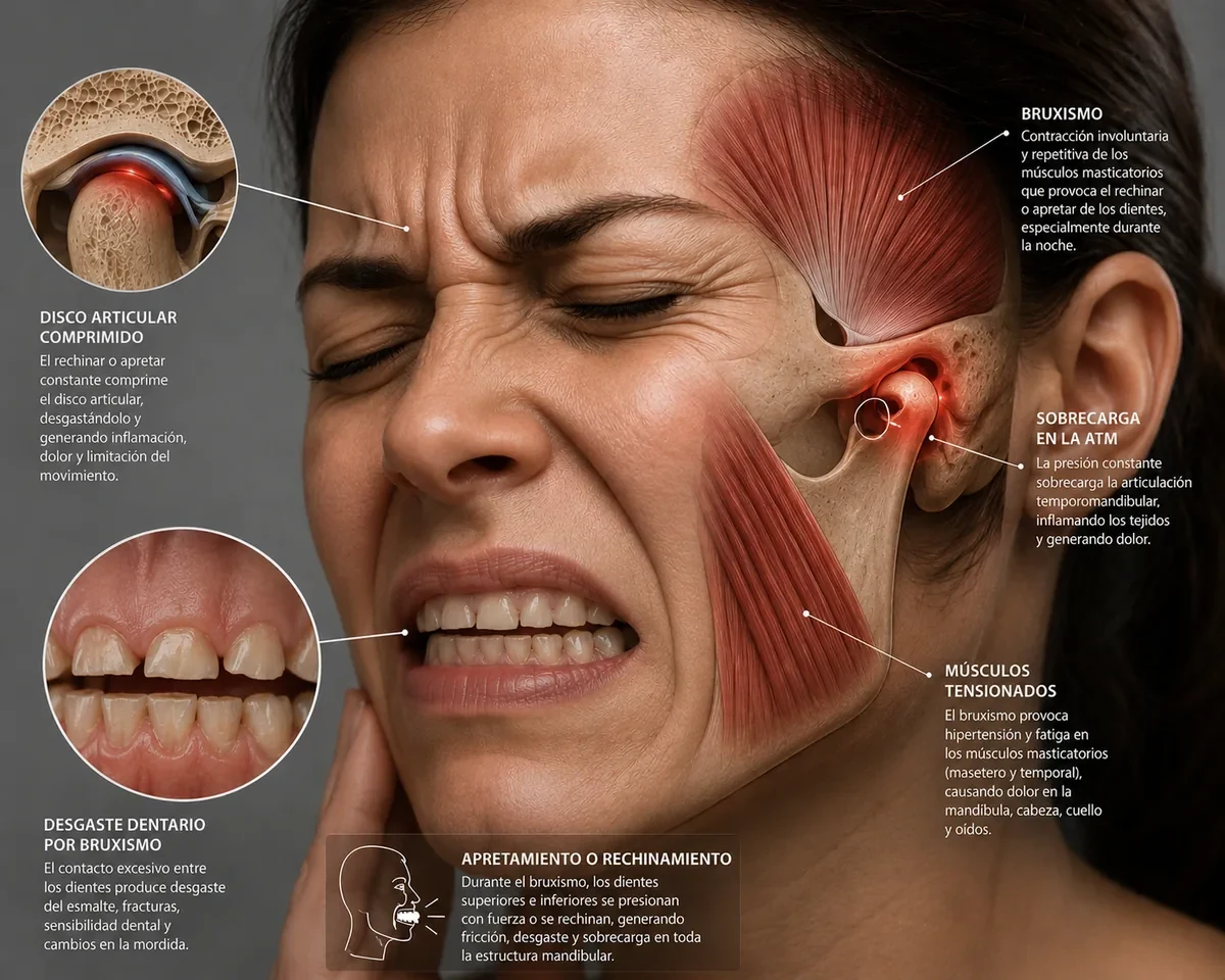 Desgaste dental por bruxismo